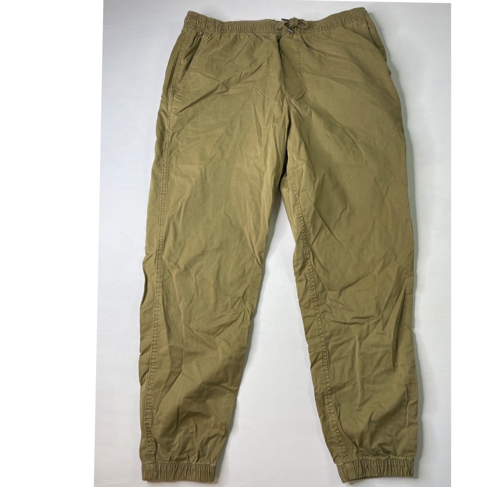 American Eagle Mens Jogger Pants Flex Stretch Khaki Medium Tan Gorpcore Utility